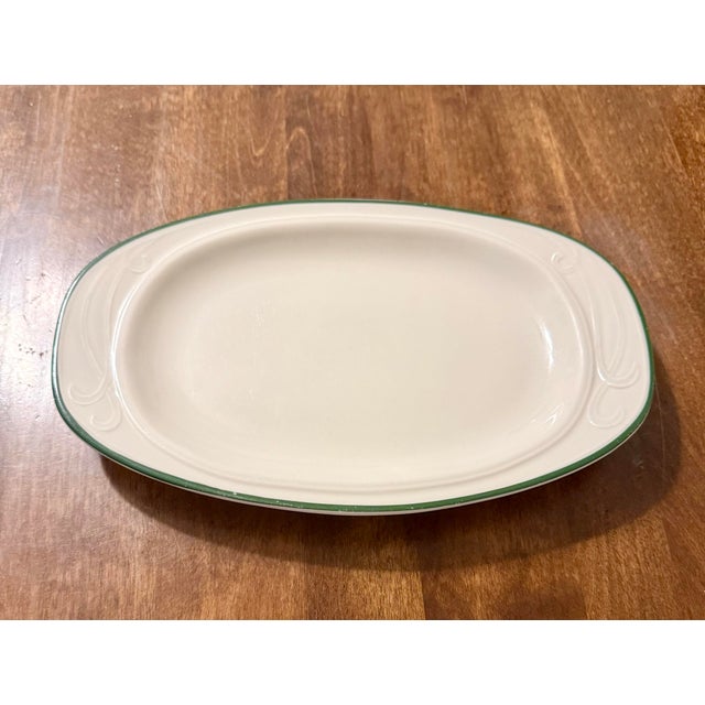 Mid 20th Century Homer Laughlin Lyrica Platter For Sale - Image 5 of 12