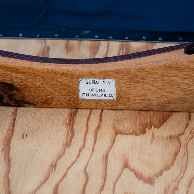 Don Shoemaker Mid Century Modern Lounge Chair Don Shoemaker Senal Swinger Rosewood Ottoman Arm For Sale - Image 4 of 12