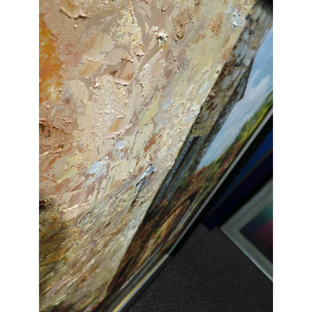 Paul Guy Gantner "Morning Walk in Antibes" Original Painting With Custom Frame For Sale In Denver - Image 6 of 15