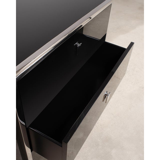 Ralph Lauren Art Deco Style Lacquered Duke Nightstand For Sale - Image 9 of 18