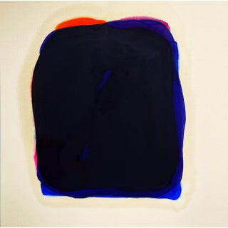 Gary Griffin "Out Go the Lights" Contemporary Orange, Blue & Purple Tone Color Field Painting, 21st Century For Sale