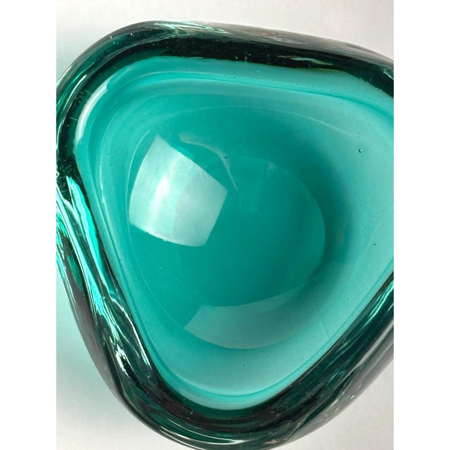 Glass Small Mid-20th Century Murano Glass Geode Bowl from Archimede Seguso, Italy, 1960s For Sale - Image 7 of 10