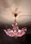 1980s Italian Style Hand-Painted Pink and Purple Murano Glass Floral Chandelier - 4-Light⁠ For Sale - Image 11 of 18