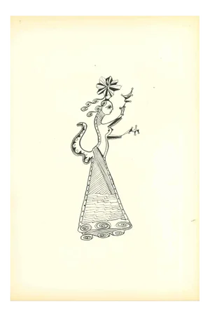 Bruno Capacci, Composition of Diodora, Original Lithograph, 1950ss
