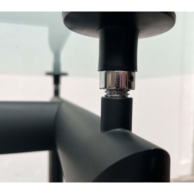Italian Model LC6 Metal and Glass Dining or Office Table by Le Corbusier, Pierre Jeanneret, Charlotte Perriand for Cassina For Sale - Image 15 of 18