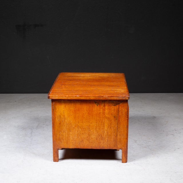 Early 20th Century Early 20th C. Handmade Cigar Box Art Library Desk c.1930 For Sale - Image 5 of 9