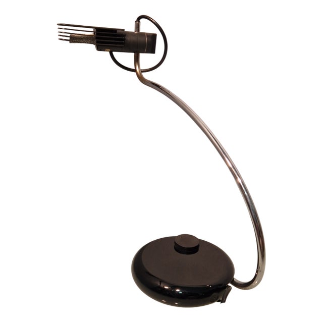 Vintage Table Lamp by Bruno Gecchelin for Oluce, 1970s For Sale