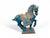 Turquoise Glazed Ceramic Horse Sculpture, 20th Century For Sale - Image 8 of 8