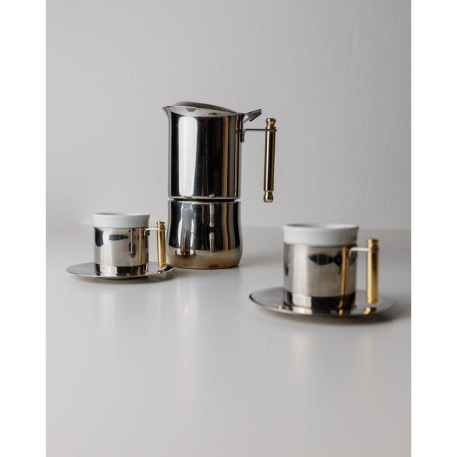 Vintage Coffee Service from IMCO, Italy, 1980s, Set of 4 For Sale - Image 10 of 11