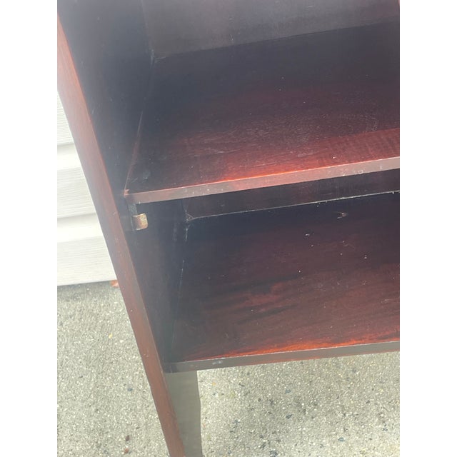 Auburn Antique Signed Arts & Crafts Mixed Elements Smoke Stand Cabinet For Sale - Image 8 of 11