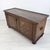 Dimensions: H 31” x W 60” x D 23” Antique hand painted carved wood coffer blanket chest with iron handles circa 1722....