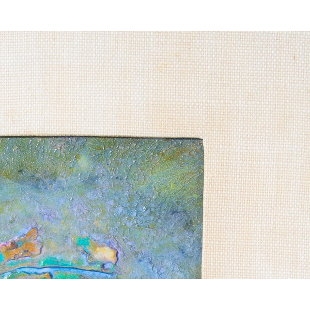 Mid 20th Century “Acrylic Flowers #2” Abstract Acrylic Painting by Sarah Hurt For Sale - Image 4 of 8