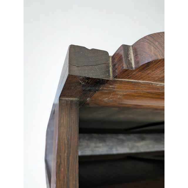 Wood 1980s Early Edwardian Hall Tree With Storage and Coat Hooks For Sale - Image 7 of 8