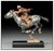You are viewing a Authentic Harry Jackson Bronze Sculpture with the Hand Painted Polychrome Patina, titled "Pony Express...