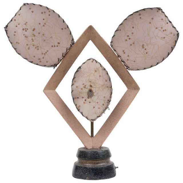 Vintage Cactus Lamp, American Manufacture, 1940s For Sale - Image 6 of 6