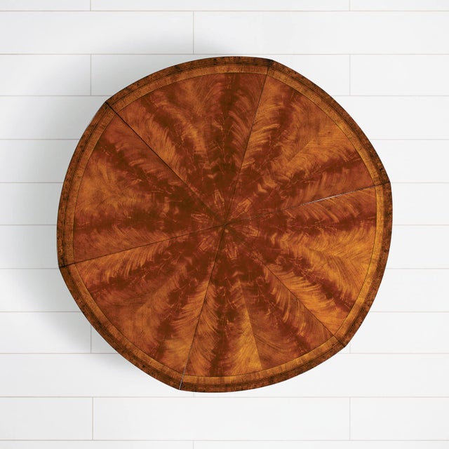 Traditional Regency Mahogany Extension Dining Table For Sale - Image 3 of 16