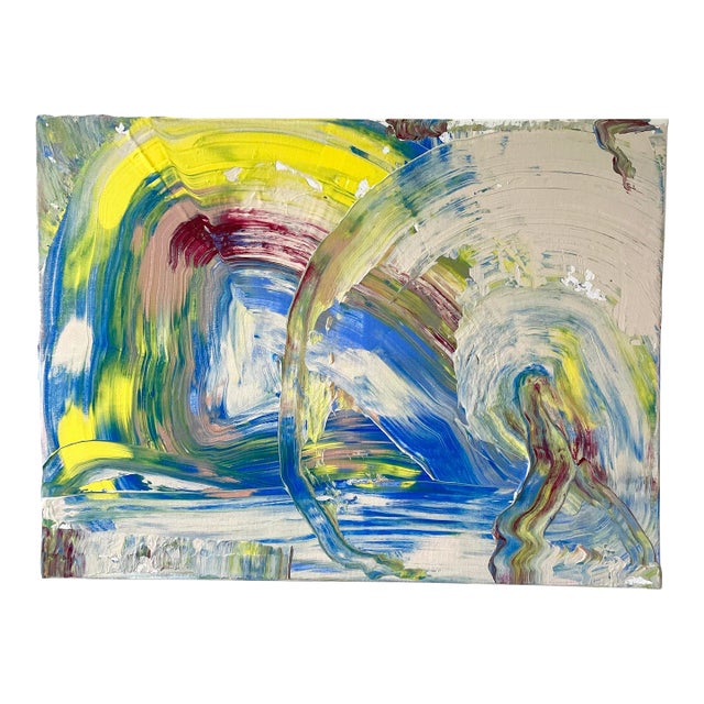 Matthew Izzo Abstract Acrylic Painting on Canvas For Sale