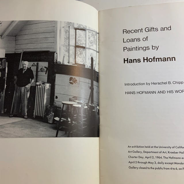 Paper 1964 Hans Hofmann Art Books Set/2 For Sale - Image 7 of 13