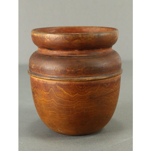 A nice treenware ink sander from the Georgian / Federal period Sanders (aka pounce pots) were an essential tool of 18th...