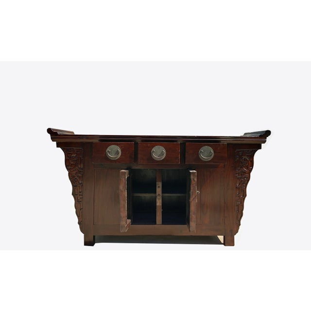Late 19th Century Antique Beijing Buffet Sideboard Altar For Sale - Image 9 of 11