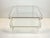 Mid-Century Modern Octagonal Acrylic Glass and Brass Coffee Table in the style of David Lange, 1970s For Sale - Image 4 of 10