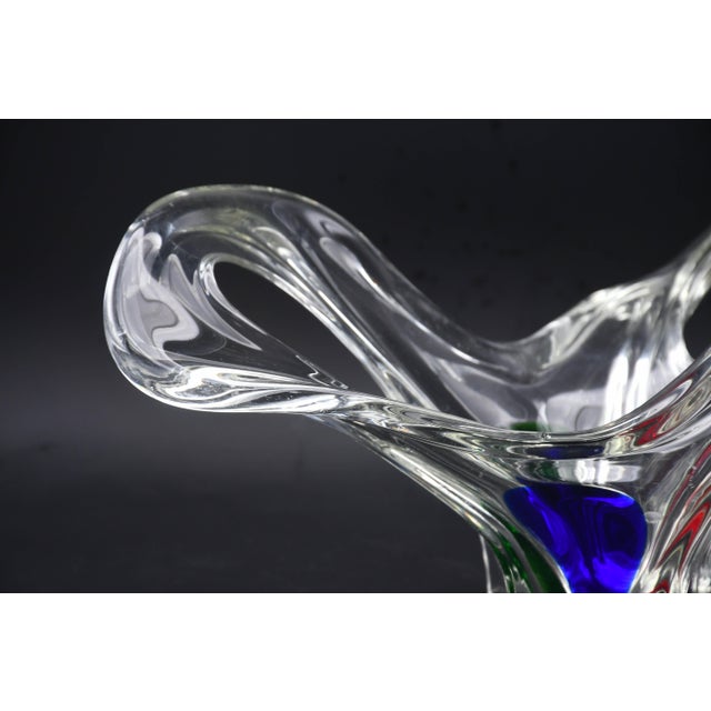 Midcentury Murano Glass Vase, 1970s For Sale - Image 4 of 12