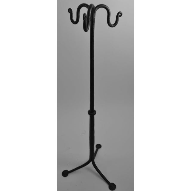 Hand Wrought Iron Fireplace Tool Stand Chairish