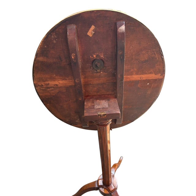 Louis XVI Télescopique Et Acajou Tilt-Top Gueridon For Sale In Washington DC - Image 6 of 9