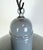 Mid-Century Modern Industrial Grey Enamel Factory Pendant Lamp, 1960s For Sale - Image 3 of 18