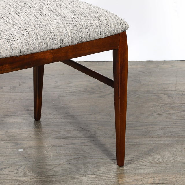 Paul McCobb Set of 4 Paul McCobb Mid-Century Sculptural Walnut Dining Chairs by Directional For Sale - Image 4 of 15