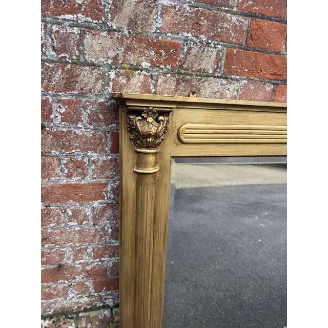 W: 151cm (59.4")h: 131cm (51.6")d: 7cm (2.8") a fabulous large antique english 19th century carved wood gilt column...