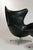 Mid 20th Century Arne Jacobsen Black Leather Egg Chair with Ottoman for Fritz Hansen For Sale - Image 10 of 15