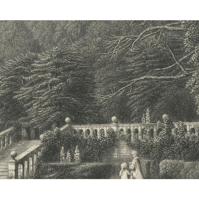 After J. Chase, Terrace, Haddon Hall, Derbyshire, 1876, Engraving For Sale - Image 6 of 9