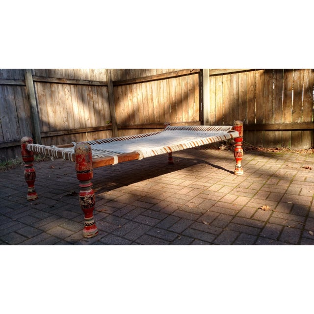 Vintage Indian Rope Bed/Charpai Chairish
