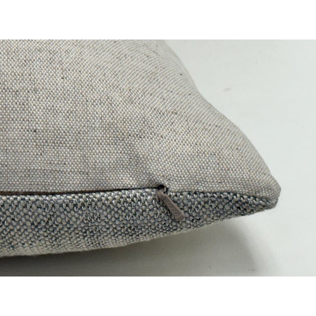 Thom Filicia Home Collection Draper Slate Lumbar Pillows For Sale - Image 11 of 12