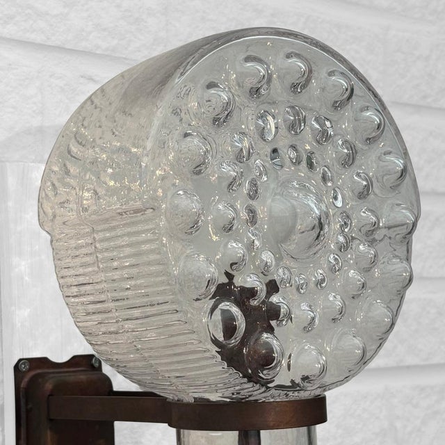 Outdoor Facade Lamp in Copper and Glass from Westal, Sweden, 1960s For Sale - Image 9 of 14
