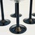 Vintage Postmodern Black Stemmed Champagne Coupes by Luminarc, France - Set of 6 For Sale In San Francisco - Image 6 of 9