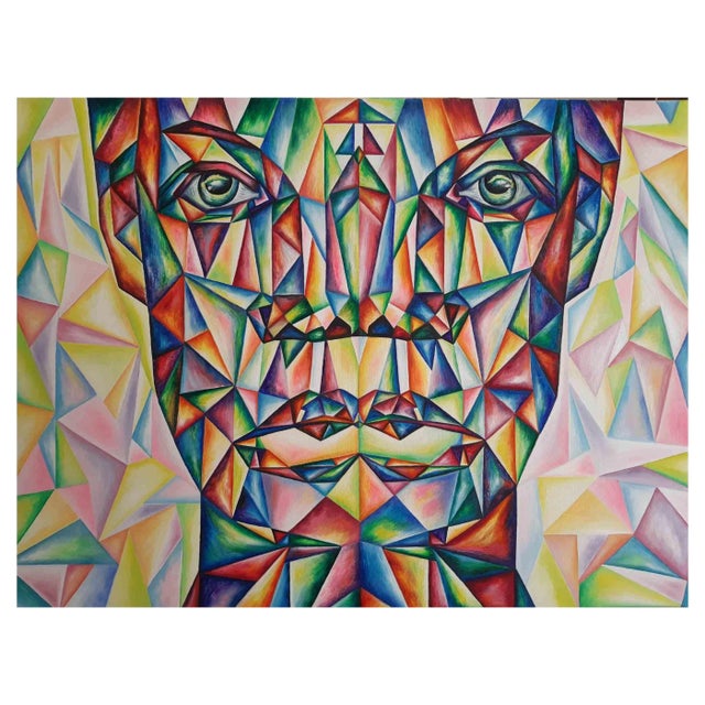 Miclea Roxana, The Two-Sided Mirror, Original Oil on Canvas, 2017 For Sale