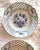 Late 19th Century Set of 6 Antique Meissen Blue Onion Reticulated Plates 1850-1888 For Sale - Image 5 of 12