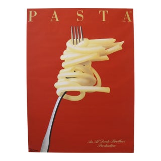 1986 French Photography Poster - Pasta: An Al Dente Brothers Production (Razzia) For Sale