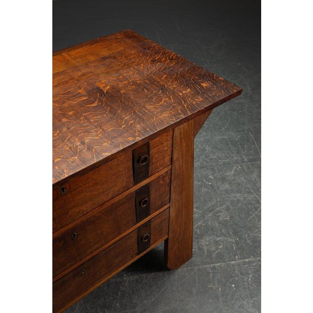 Arts and Crafts Chest of Drawers, 1920s For Sale - Image 11 of 16