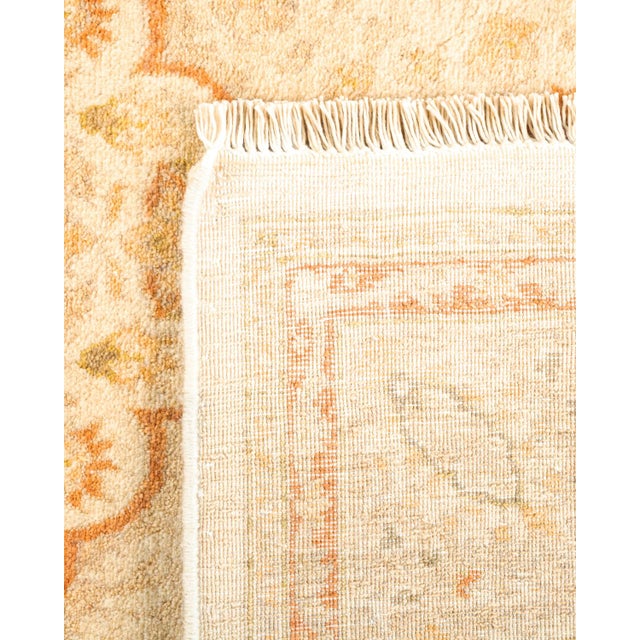 2000 - 2009 Mogul, One-of-a-Kind Hand-Knotted Area Rug - Ivory, 4' 1" x 6' 5" For Sale - Image 5 of 8