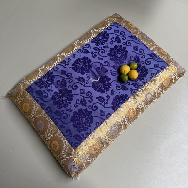 1980s Haishiki / Terayō Zabuton Ceremonial Temple Floor Cushion, 1980s For Sale - Image 5 of 18