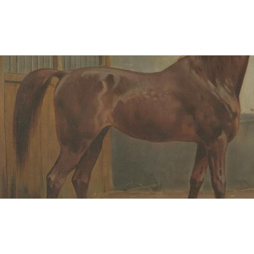 Late 19th Century Otto Eerelman, Hanoverian Horse, 1898, Chromolithograph For Sale - Image 5 of 9