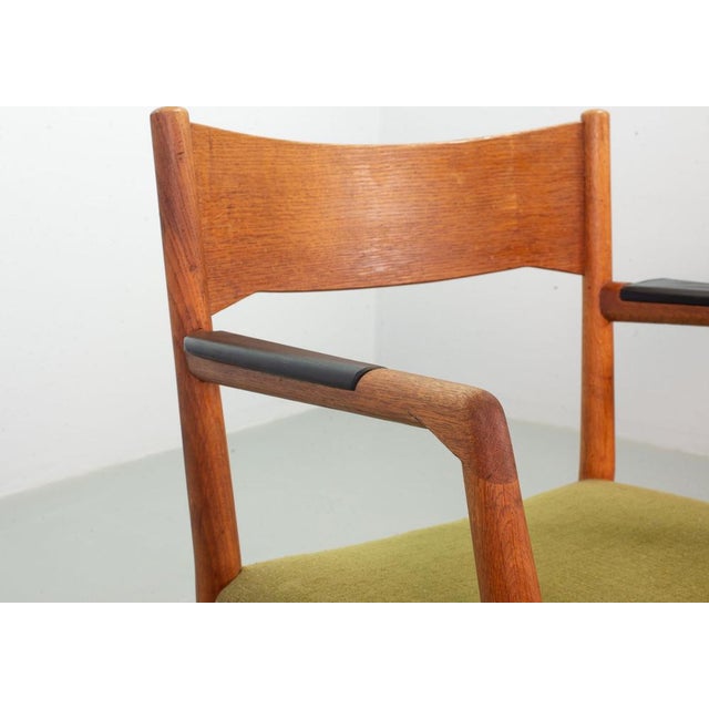 Set of Town Hall Wooden Armchairs by Hans Wegner for Plan Mobler, Denmark, 1947 For Sale - Image 18 of 18