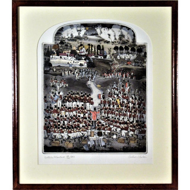 White Graham Clarke, "Waterloo Volunteers" From the suite "History of England", 1985 For Sale - Image 8 of 8