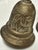 Indian Vintage 1960s Solid Etched Brass “Temple Bell” Double Bells For Sale - Image 3 of 8