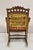 Antique Eastlake Victorian Walnut Small Child's Folding Rocker Rocking Chair For Sale - Image 9 of 10