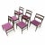 Wood Dining Chairs in Dark Stained Beech in the style of Niels Otto Moller, 1960s, Set of 6 For Sale - Image 7 of 11