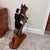 1980s 3 Foot Tall Wood Equestrian Folk Art Sculpture For Sale In Boston - Image 6 of 12